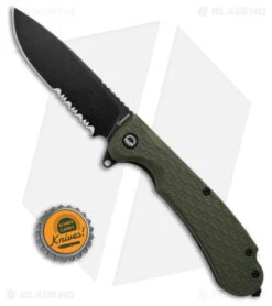 Daggerr Discover Knives Wocket Liner Lock Knife Olive FRN (3.5" Black) -eos || Kershaw || Spyderco Shop Daggerr Discover Knives Wocket Liner Lock Knife Olive FRN 3in Black BHQ 180551 td size