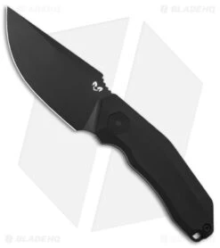 Damned Designs Basilisk Fixed Blade Knife Black G-10 (4.7" Black)
