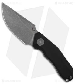 Damned Designs Basilisk Fixed Blade Knife Black G-10 (4.7" SW)