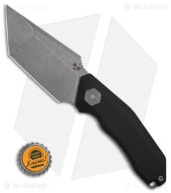 Damned Designs Yokai Fixed Blade Tanto Knife Black G-10 (4.7" SW) -eos || Kershaw || Spyderco Shop Damned Designs yokai FBK Black G10 4in SW BHQ 143297 td size