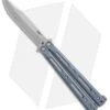 DogBite Knives DB3.1 Balisong Butterfly Knife Blue Ti (4" Stonewash) -eos || Kershaw || Spyderco Shop DogBite Knives DB3 1 blue ti sw 440c BHQ 74385 er