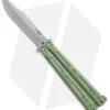 DogBite Knives DB3.1 Balisong Butterfly Knife Green Titanium (4" Stonewash) -eos || Kershaw || Spyderco Shop DogBite Knives DB3 1 green ti sw 440c BHQ 35284 er