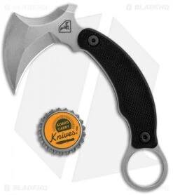 DoubleStar Halcon Non-Traditional Karambit Fixed Blade Black G-10 (2.5" SW) -eos || Kershaw || Spyderco Shop DoubleStar Halcon Non Traditional Karambit Black G 10 DSK107 BHQ 88506 jr bottlecap