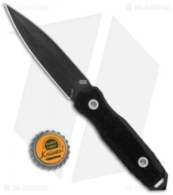 EOS Mini Thresher Fixed Blade Knife Blackout (3.6" Black) W/ Custom Sheath -eos || Kershaw || Spyderco Shop EOS Mini Thresher Spike Fixed Blade Blackout Sheath 1302 S BHQ 120709 jr bottlecap