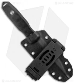 EOS Mini Thresher Fixed Blade Knife Blackout (3.6" Black) W/ Custom Sheath -eos || Kershaw || Spyderco Shop EOS Mini Thresher Spike Fixed Blade Blackout Sheath 1302 S BHQ 120709 jr sheath