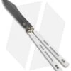 EOS Trident Balisong Butterfly Knife Stormtrooper White Ti (4.5" Black DLC) -eos || Kershaw || Spyderco Shop EOS Trident Balisong Butterfly Stormtrooper Ti DLC BHQ 120797 jr