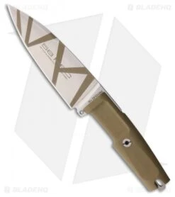 Extrema Ratio Psycho 15 Fixed Blade Knife Tan Forprene (6" Tan Camo)