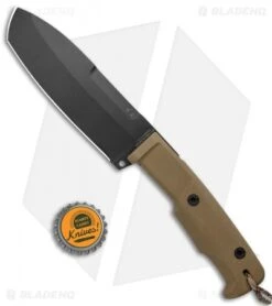 Extrema Ratio Selvan Fixed Blade Knife Desert Tan W/ Sheath (6.25" Black) -eos || Kershaw || Spyderco Shop Extrema Ratio Selvan Desert Tan Sheath BHQ 46487 jr bottlecap