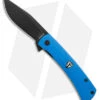 Finch Knife Co. Halo Military Blue Liner Lock Knife Blue G10 (3.1"Black 14C28N) -eos || Kershaw || Spyderco Shop Finch Knife Co Halo Blue LL Blue G 10 Yellow Liner Black BHQ 176600 jr