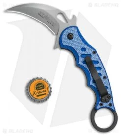 Fox Karambit Folding Knife Blue Twill G-10 (3" SW) 479BLTSW -eos || Kershaw || Spyderco Shop Fox Karambit Blue Twill G10 BHQ 138464 td size