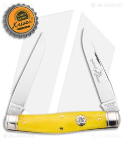 GEC #81 Northfield UN-X-LD Yellow Rose Bone 3.15" Pocket Knife 818222 -eos || Kershaw || Spyderco Shop GEC Northfield UN X LD Yellow Rose Folding SS BHQ 177283 jr bottlecap