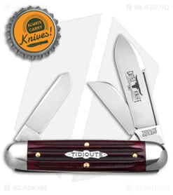 GEC Tidioute Cutlery #35 American Ranch Knife Ox Blood Jigged Bone (2.65" Satin) -eos || Kershaw || Spyderco Shop GEC Tidioute Cutlery American Ranch Knife Ox Blood Jigged Bone 2in Satin BHQ 167473 td size