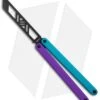 Glidr Arctic Butterfly Trainer Knife Blurple (4.25" Black) -eos || Kershaw || Spyderco Shop Glidr Arctic Series Butterfly Trainer Blurple Black BHQ 124866 jr