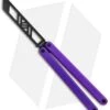 Glidr Arctic Butterfly Trainer Knife Dragon Purple (4.25" Black) -eos || Kershaw || Spyderco Shop Glidr Arctic Series Butterfly Trainer Dragon Purple Black BHQ 124869 jr