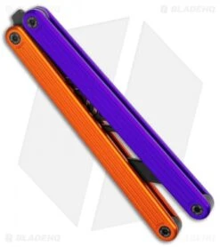 Glidr Arctic Series Butterfly Trainer Knife Jupiter (4.25" Black) -eos || Kershaw || Spyderco Shop Glidr Arctic Series Butterfly Trainer Jupiter Black BHQ 124865 jr side