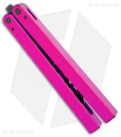 Glidr Original 2 Carbon Series Butterfly Trainer Flamingo Pink (4.25" Black) -eos || Kershaw || Spyderco Shop Glidr Original 2 Carbon Series Butterfly Trainer Flamingo Pink Black BHQ 104156 jr spine