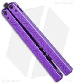 Glidr Original 4 Carbon Series Butterfly Trainer Dragon Purple (4.25" Black) -eos || Kershaw || Spyderco Shop Glidr Original 3 Carbon Series Butterfly Trainer Dragon Purple Black BHQ 104163 jr side