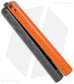 Glidr Original 4 Carbon Series Butterfly Trainer Desert Dust (4.25" Black) -eos || Kershaw || Spyderco Shop Glidr Original 4 Carbon Series Butterfly Trainer Desert Dust Black BHQ 115199 jr side