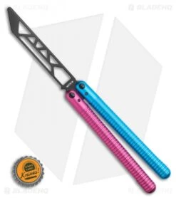 Glidr SAHARA Series Butterfly Trainer Cotton Candy (4.25" Black) -eos || Kershaw || Spyderco Shop Glidr SAHARA Series Butterfly Trainer Cotton Candy 4.25 Black BHQ 117293 LS Bottlecap