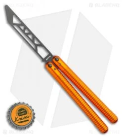 Glidr SAHARA Series Butterfly Trainer Desert Orange (4.25" Black) -eos || Kershaw || Spyderco Shop Glidr SAHARA Series Butterfly Trainer Desert Orange 4.25 Black BHQ 117292 LS Bottlecap