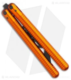 Glidr SAHARA Series Butterfly Trainer Desert Orange (4.25" Black) -eos || Kershaw || Spyderco Shop Glidr SAHARA Series Butterfly Trainer Desert Orange 4.25 Black BHQ 117292 LS Side