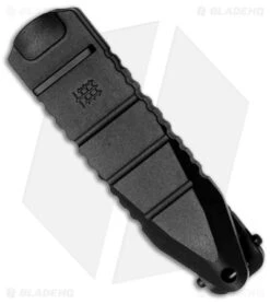 Halfbreed Blades CCK-01 Compact Clearance Knife Fixed Blade (3.9" Black Serr) -eos || Kershaw || Spyderco Shop Halfbreed Blades Compact Clearance Knife BHQ 111374 jr sheath