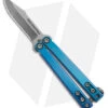 Heed Industries CFX Balisong Butterfly Knife Titanium - Ano Blue (1.9" Satin) 1 Heed Industries CFX Balisong Butterfly Knife Titanium - Ano Blue (1.9" Satin) -eos || Kershaw || Spyderco Shop Heed Industries CFX Balisong Butterfly Knife Ti Ano Blue 1in Satin BHQ 181380 td