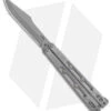 Heed Industries SeaKnight Balisong Butterfly Knife Stonewash Ti (4.6" BB) -eos || Kershaw || Spyderco Shop Heed Industries Sea Knight Premium SW BB SM BHQ 156381 jr