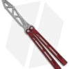 Heibel Knives Menace Balisong Trainer Red Aluminum (4.3" Satin) -eos || Kershaw || Spyderco Shop Heibel Knives Menace Balisong Trainer Red BHQ 147587 jr