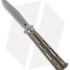 Hinderer Knives Nieves V2 Balisong Butterfly Knife Battle Bronze Ti (Working) -eos || Kershaw || Spyderco Shop Hinderer Knives Nieves Balisong Butterfly Battle Bronze Ti Working Finish BHQ 98898 jr