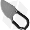 Jake Hoback Jeremiah Johnson Fixed Blade Knife Black Cord Wrap (2" Stonewash) -eos || Kershaw || Spyderco Shop Hoback Knives Jeremiah Johnson JJ Neck Knife Black Wrap SW BHQ 118006 jr