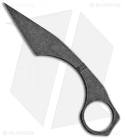 Jake Hoback Karamback Fixed Blade Knife Black Stonewash CTS-40CP (5.4")