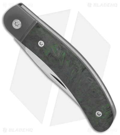 Jack Wolf Knives Javelina Jack Knife Fat Carbon Dark Matter Green (2.83" Satin) 4 Jack Wolf Knives Javelina Jack Knife Fat Carbon Dark Matter Green (2.83" Satin) - Image 2