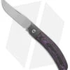 Jack Wolf Knives Javelina Jack Knife Fat Carbon Purple Haze (2.83" Satin) -eos || Kershaw || Spyderco Shop Jack Wolf Knives Javelina Jack Slipjoint Knife FC Purple Haze 2in Satin BHQ 141972 td
