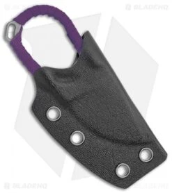 Jake Hoback Jeremiah Johnson Fixed Blade Knife Purple Cord Wrap (2" Stonewash) -eos || Kershaw || Spyderco Shop Jake Hoback Jeremiah Johnson Fixed Blade Purple Cord Wrap SW BHQ 135196 jr sheath