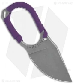 Jake Hoback Jeremiah Johnson Fixed Blade Knife Purple Cord Wrap (2" Stonewash) -eos || Kershaw || Spyderco Shop Jake Hoback Jeremiah Johnson Fixed Blade Purple Cord Wrap SW BHQ 135196 jr spine