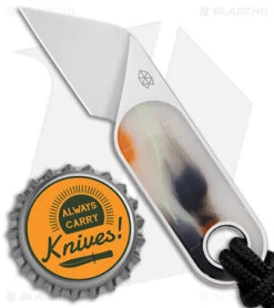 James Brand The Abbey Fixed Blade Knife Tie-Dye Vinyl (1.2" Satin) -eos || Kershaw || Spyderco Shop James Brand The Abbey Fixed Blade Tie Dye Vinyl Satin BHQ 176304 jr bottlecap