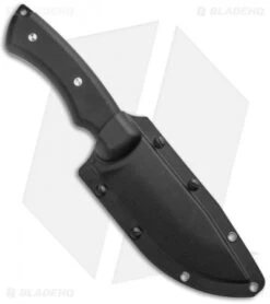 Ka-Bar IFB Drop Point Fixed Blade Knife Black G-10 (4.8" Black) 5350 -eos || Kershaw || Spyderco Shop Ka Bar IFB Fixed Blade Black G 10 Black 5350 BHQ 120899 jr sheath