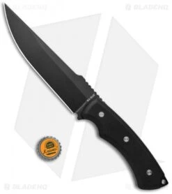 Ka-Bar IFB Trail Point Fixed Blade Knife Black G-10 (6.1" Black) 5351 -eos || Kershaw || Spyderco Shop Ka Bar IFB Trail Point Fixed Blade Black G 10 Black 5351 BHQ 120900 jr bottlecap
