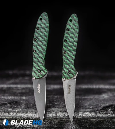 Kershaw Leek Assisted Opening Knife Glow Carbon Fiber (3" Black) 1660GLCFBLK 5 Kershaw Leek Assisted Opening Knife Glow Carbon Fiber (3" Black) 1660GLCFBLK - Image 3