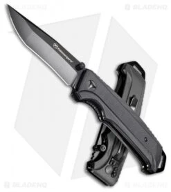 Kilimanjaro Allatro Spring Assisted Knife Black G-10 (3.25" Black) 910117 -eos || Kershaw || Spyderco Shop Kilimanjaro Allatro black G10 black BHQ 55365 er