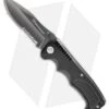 Kilimanjaro Annex Drop Point Folding Knife Black G-10 (3.375" Black Serr) 910030 -eos || Kershaw || Spyderco Shop Kilimanjaro Annex DP black G10 black serr BHQ 55323 er