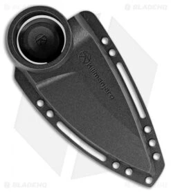 Kilimanjaro Stretta Drop Point Neck Knife Black Rubber (3.125" Satin) 910106 6 Kilimanjaro Stretta Drop Point Neck Knife Black Rubber (3.125" Satin) 910106 -eos || Kershaw || Spyderco Shop Kilimanjaro Stretta DP Black Rubber Satin BHQ 55363 jr sheath