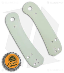 KNAFS Lander Knife Scales Natural G-10 -eos || Kershaw || Spyderco Shop Knafs Co Lander Scales Natural G10 BHQ 176040 td size