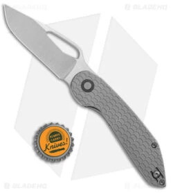 Luft Concepts AVNT Liner Lock Knife Textured Titanium & Zirconium (3.25" Satin) -eos || Kershaw || Spyderco Shop Luft Concepts AVNT LL Textured Ti Zirconium Satin BHQ 180144 jr bottlecap