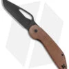 Luft Concepts Avant Liner Lock Knife Natural Micarta (3" Black PVD) -eos || Kershaw || Spyderco Shop Luft Concepts Avant Natural Micarta Black PVD BHQ 147315 jr