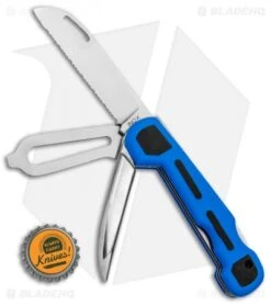 Mac Coltellerie Skipper Marine Mulit-Tool Blue Polymer (3-in-1 ) -eos || Kershaw || Spyderco Shop MKM Skipper Marine Multi Folder Blue Satin BHQ 135224 jr bottlecap