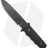 Mac Coltellerie Z08 Military Knife Serrated Fixed (6.2" Stainless Steel) -eos || Kershaw || Spyderco Shop MKM Z08 Military Knife Ser Fixed Black BHQ 135303 jr