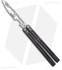 Maxace Phantom Balisong Butterfly Trainer Knife Gray Aluminum (4.3" SW)