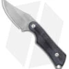 Mercury Kali Clip Point Mini Fixed Blade Knife Black G10 (2.25" SW)